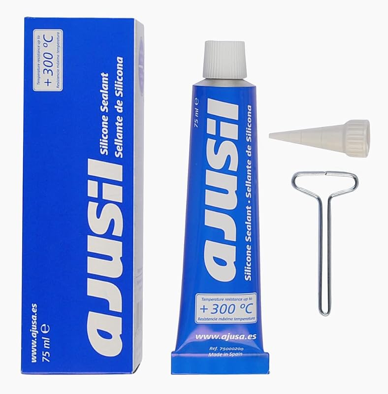 Ajusa 75000200 Ajusil Selante de Silicone para Juntas de Bomba d’Água, Cárter, Tampas de Distribuição e Válvulas