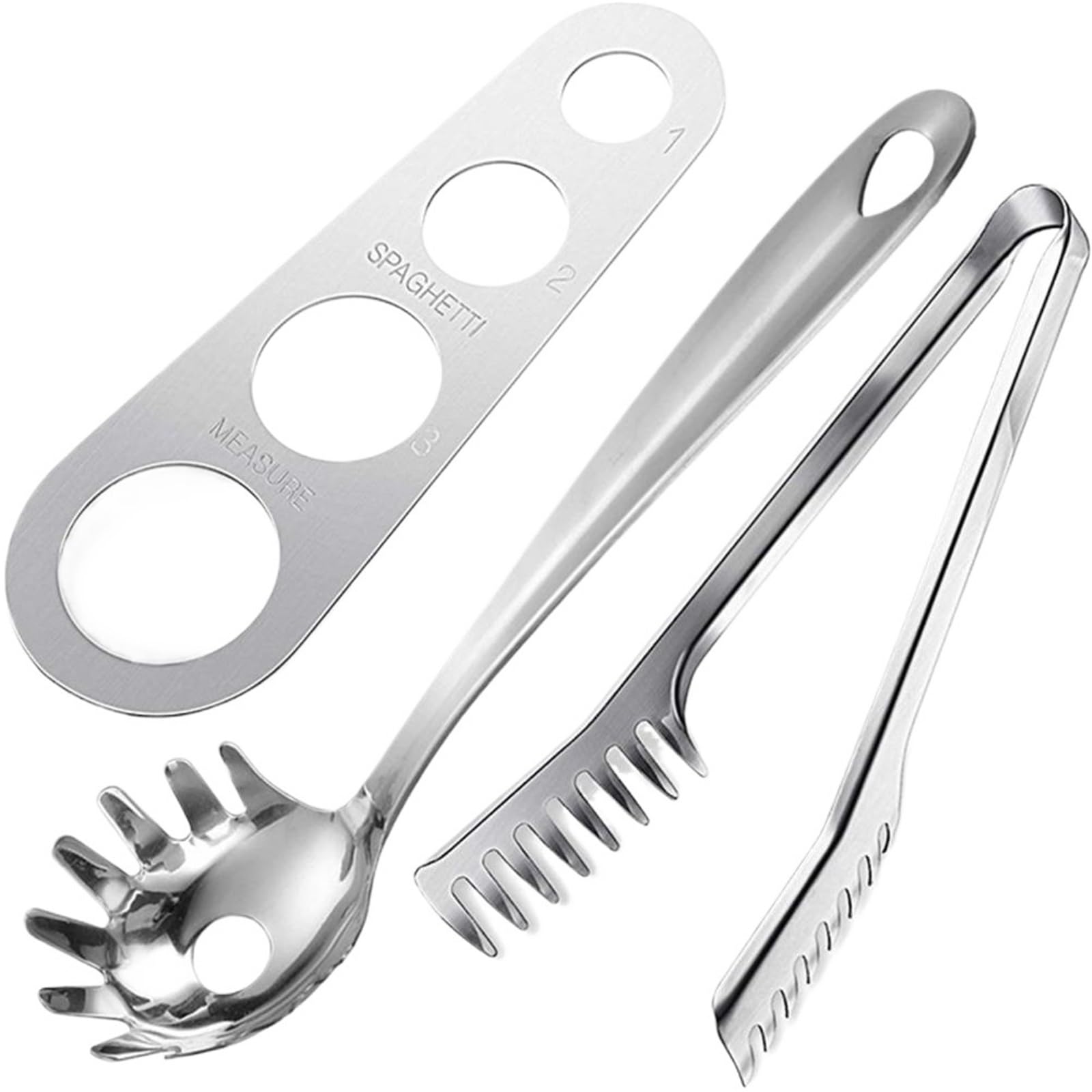 Pasta Scoop Hitzebeständige Edelstahl Nudel Zange Löffel Spaghetti Server Sieb Küche Liefert für Pasta