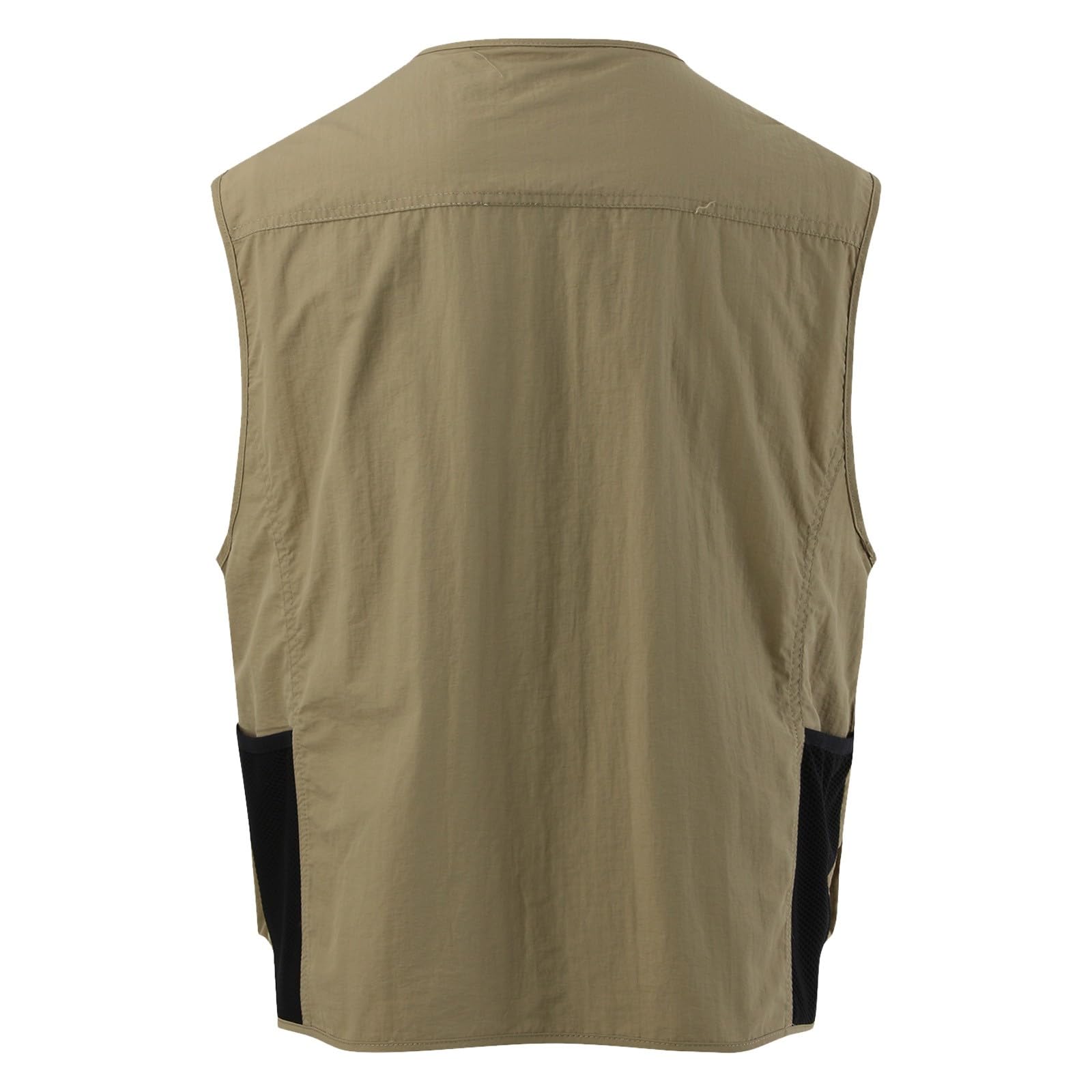 Canotta Termica Uomo-Gilet da Uomo Senza Maniche Multitasche per Sport per Il Tempo Libero Plus Size Gilet da Tinta Unita Americano Canottiere da Palestra