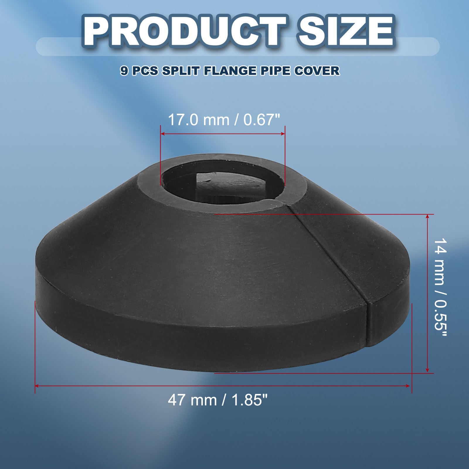 PATIKIL 17mm Plumbing Cover Plates - Image 2