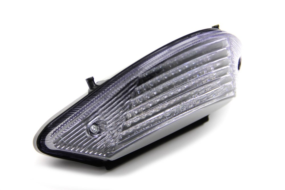 aVDB-moto Fanale posteriore indicatori di direzione integrato Compatibile con HORNET 600, CB600 F 2003-2006, Hornet 900, CB919 2002-2006 (Chiaro)