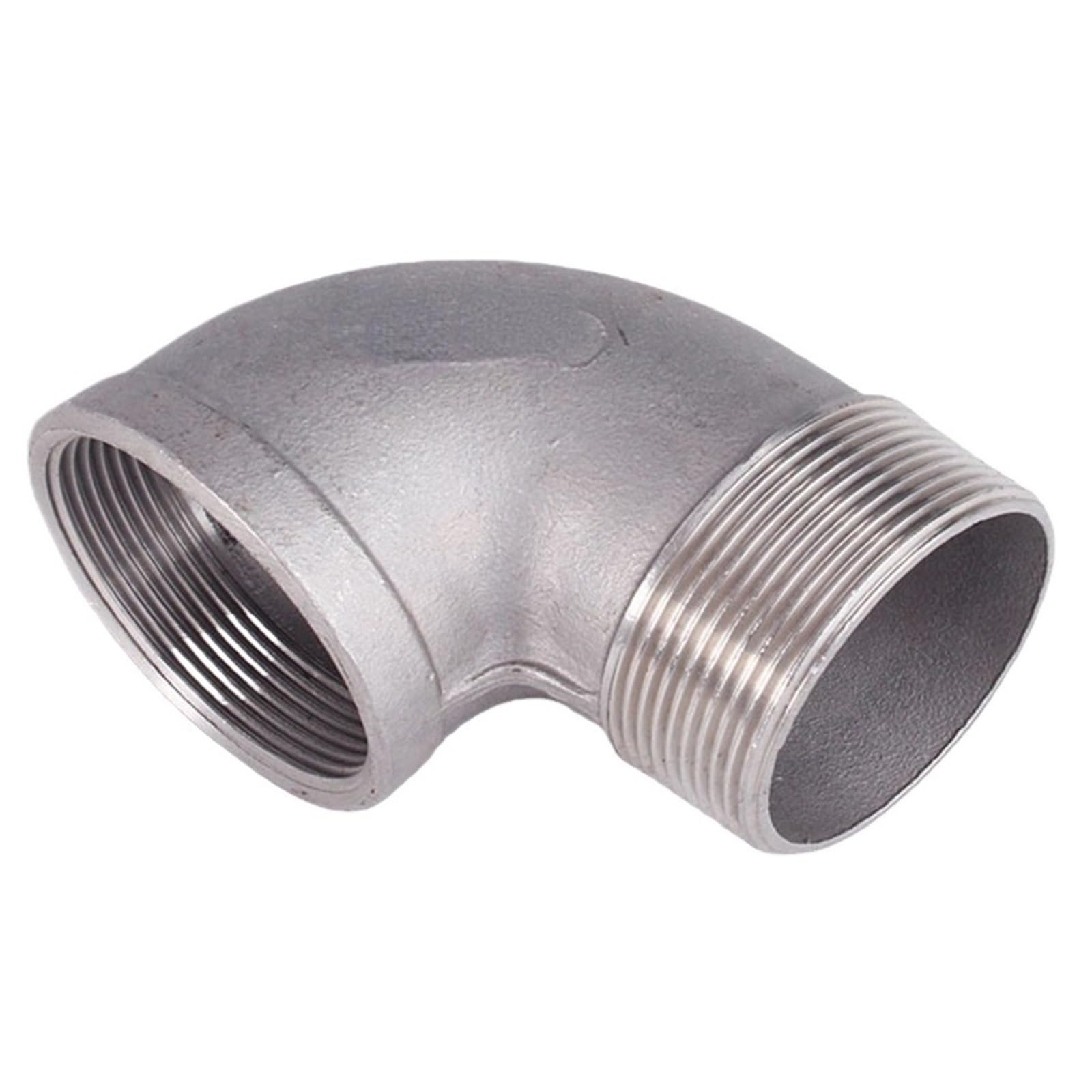Ruajogynvm Women's One Color 1Pcs 1/8In 1/4In 3/8In 1/2In 3/4In 1In 1-1/4In 1-1/2In 2In 3In Bsp To Male 90 Degree Elbow 304 Stainless Steel Pipe Fitting Connector(Bspt Ss316,1/8 Inch)