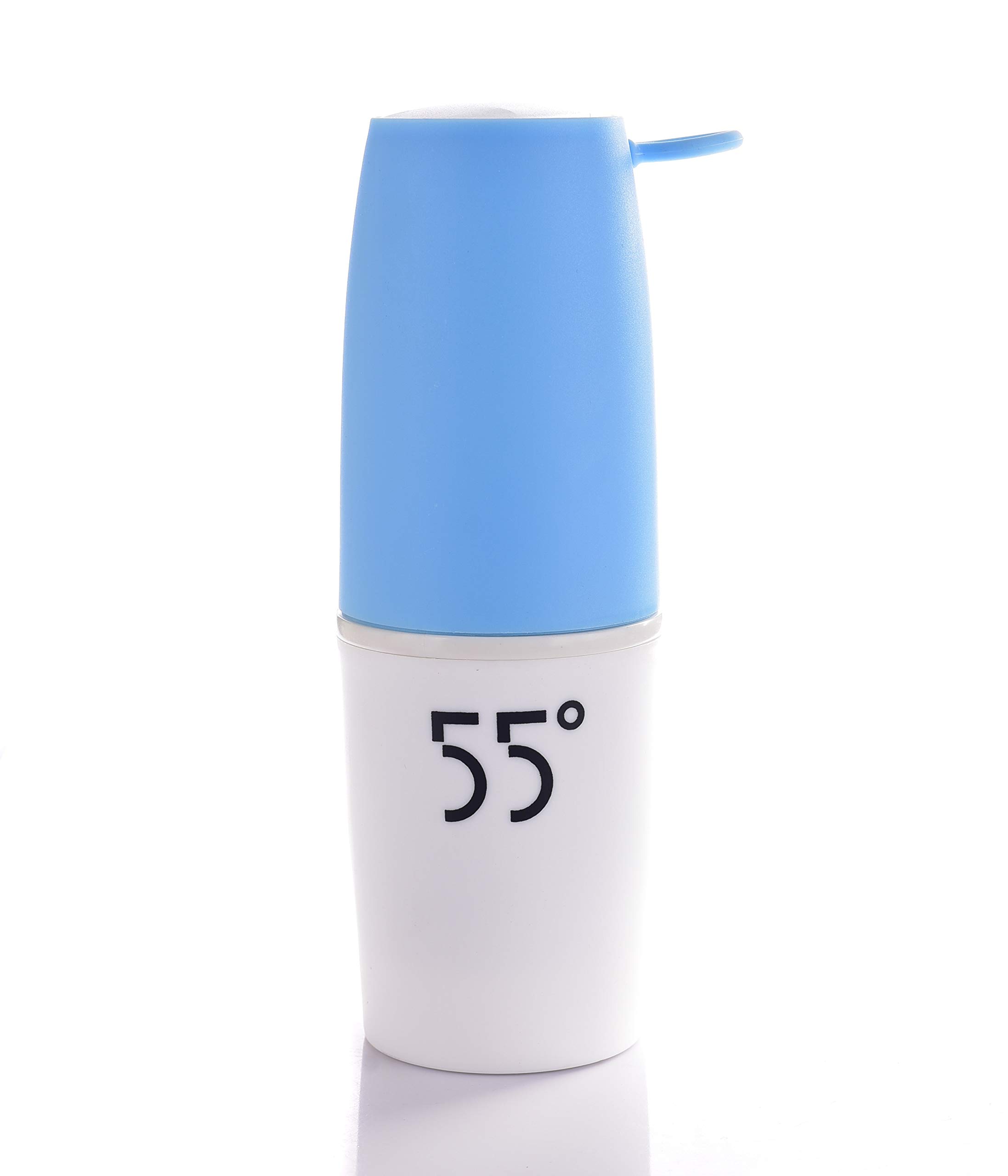 IRIS Shake Cup Stay Constant 55 Degree Water Cup Rapid Cooling Temperature to 131 Degree Fahrenheit Stainless Steel Water Bottles