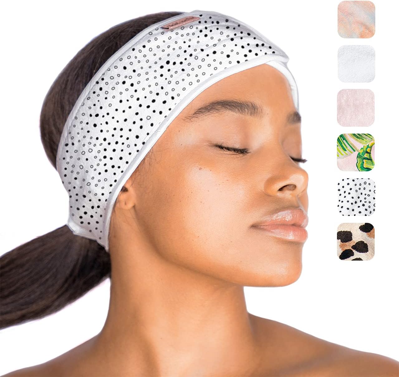 Kitsch Spa Headband Microfiber Makeup Headband for Washing Face