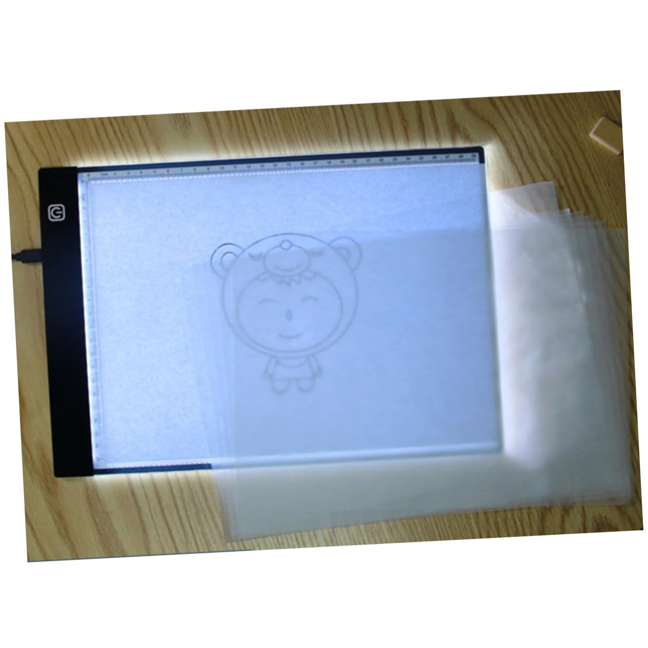 CIMAXIC Led Drawing Board for Artists A4 Copy Board Light Pad for Tracing Portable Drawing Pad Safe 5v Voltage Design for Painting Practice