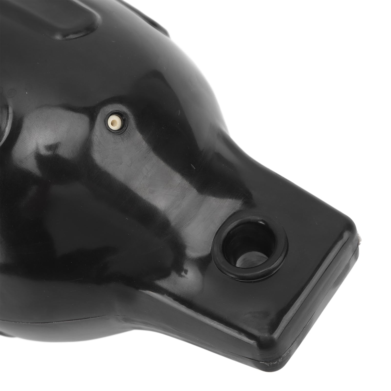 SIXRUN Defensas para Barcos, Paquete de 2, 5.5 X 20 Pulgadas, PVC Negro, Defensas Marinas para Muelles con Forma Ovalada y Doble Orificio para Yates, Barcos de Pesca y Muelles de 16 a