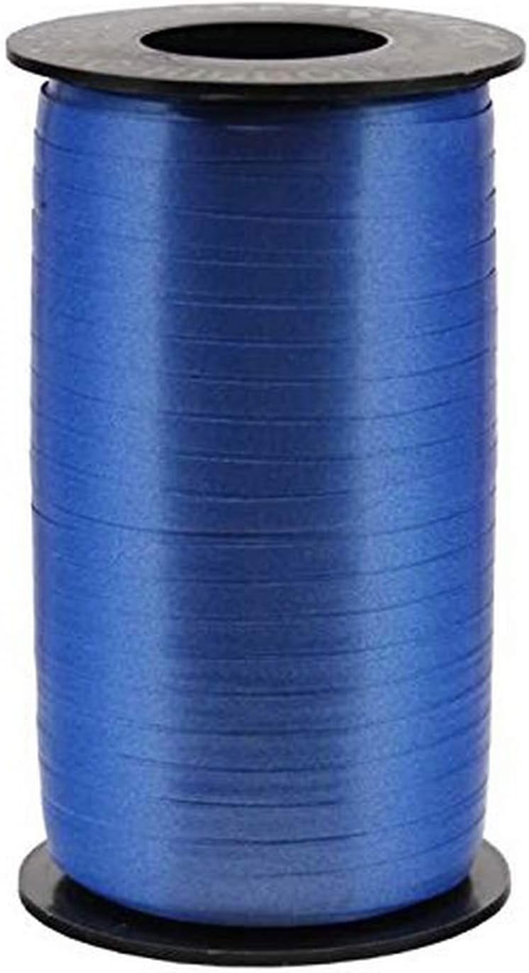 Berwick 1U 12 Offray Splendorette Uncrimped Curling Ribbon, 3/16" W X 500 yd, Royal