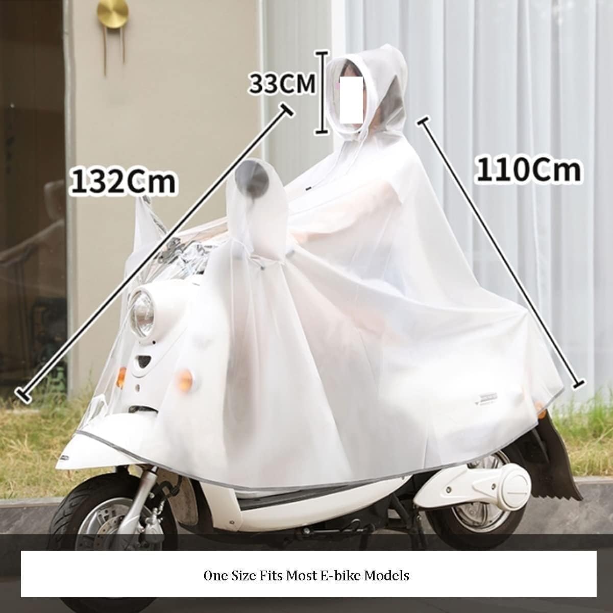 Funda para scooter de movilidad Poncho de lluvia for scooter eléctrico, impermeable for bicicleta, capa de lluvia, poncho de lluvia for bicicleta, poncho de lluvia con capucha, impermeable for ciclism