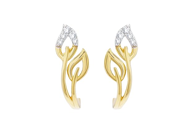 18KT (750) Diamond Earring for Women-derd19029209