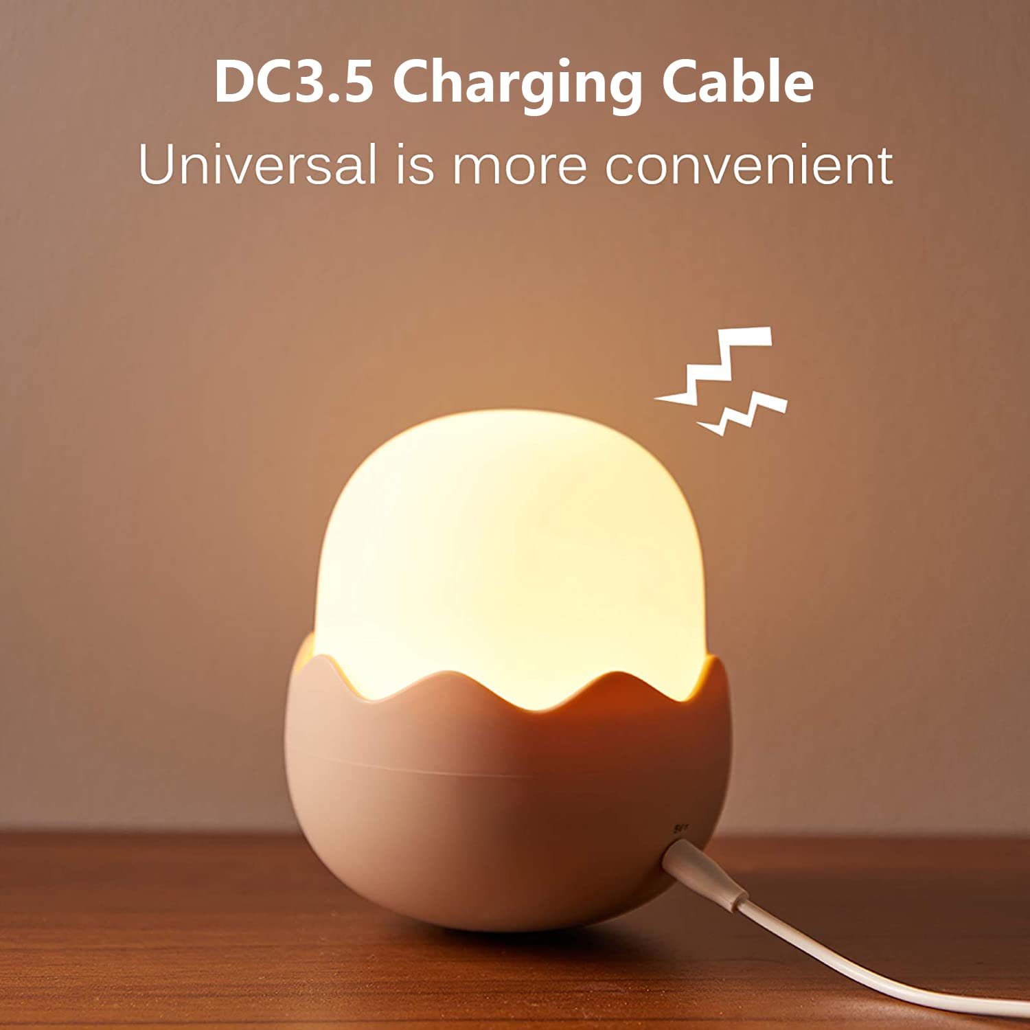 Opard LED Nachtlicht Eierschale - Dimmbar Stilllicht Für Babys