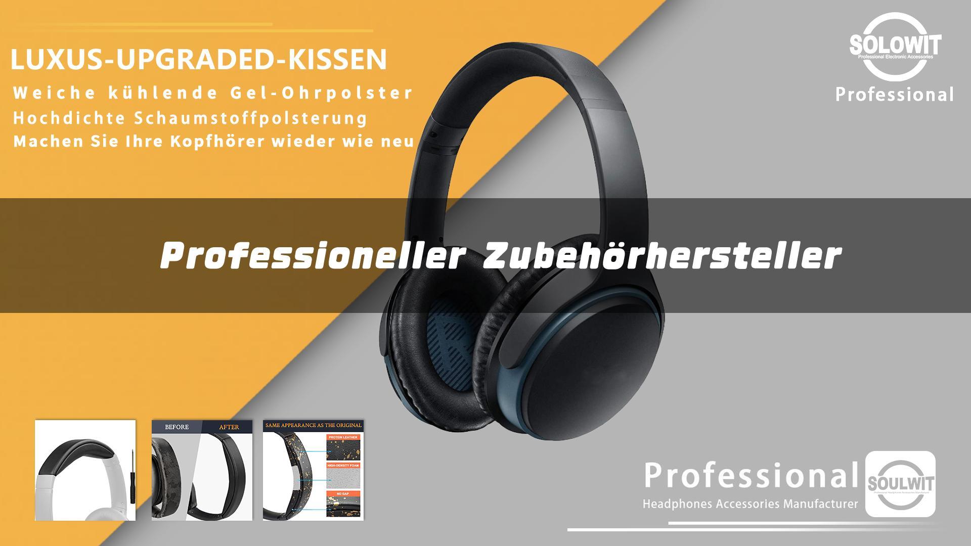Geekria Kopfband-Pad Proteinleder - Ersatz Für Bose SoundLink AE2 & QC25