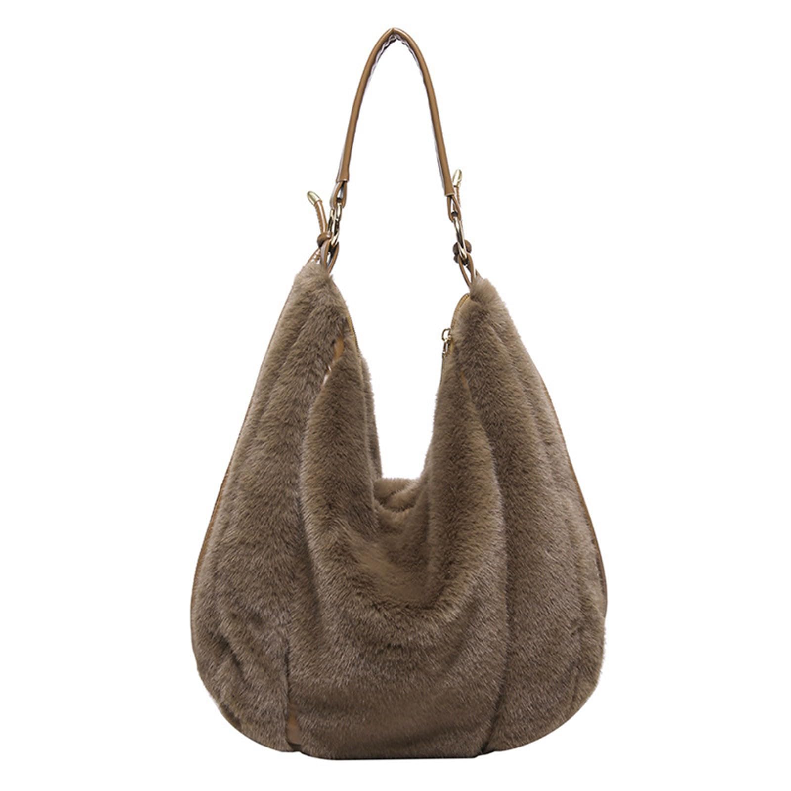 Sac à bandoulière en peluche pour le travail et les voyages urbains
