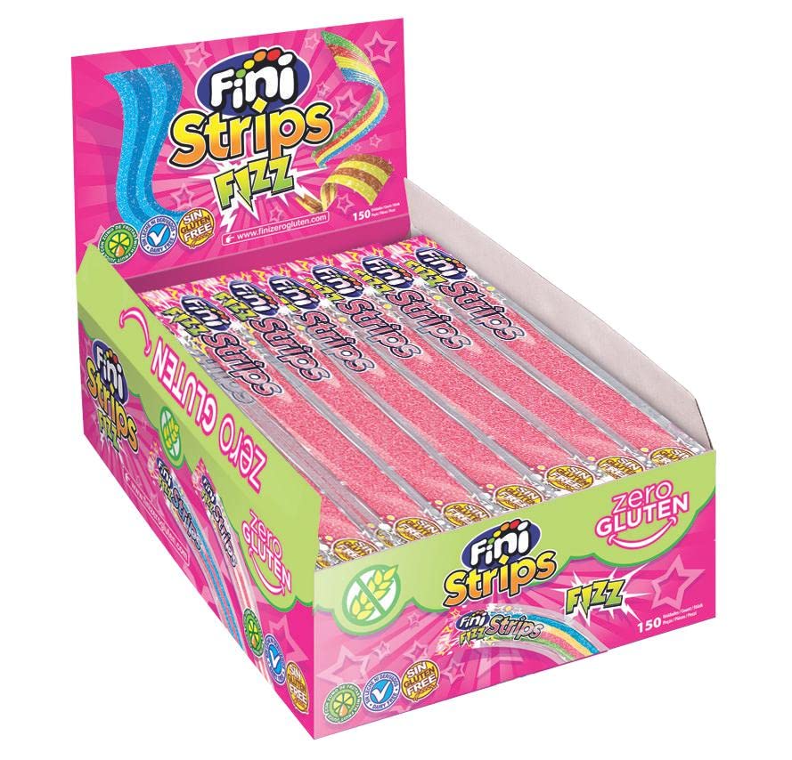 Fini Strips Fizz 8 g 1 x 150 unidades (fresa)