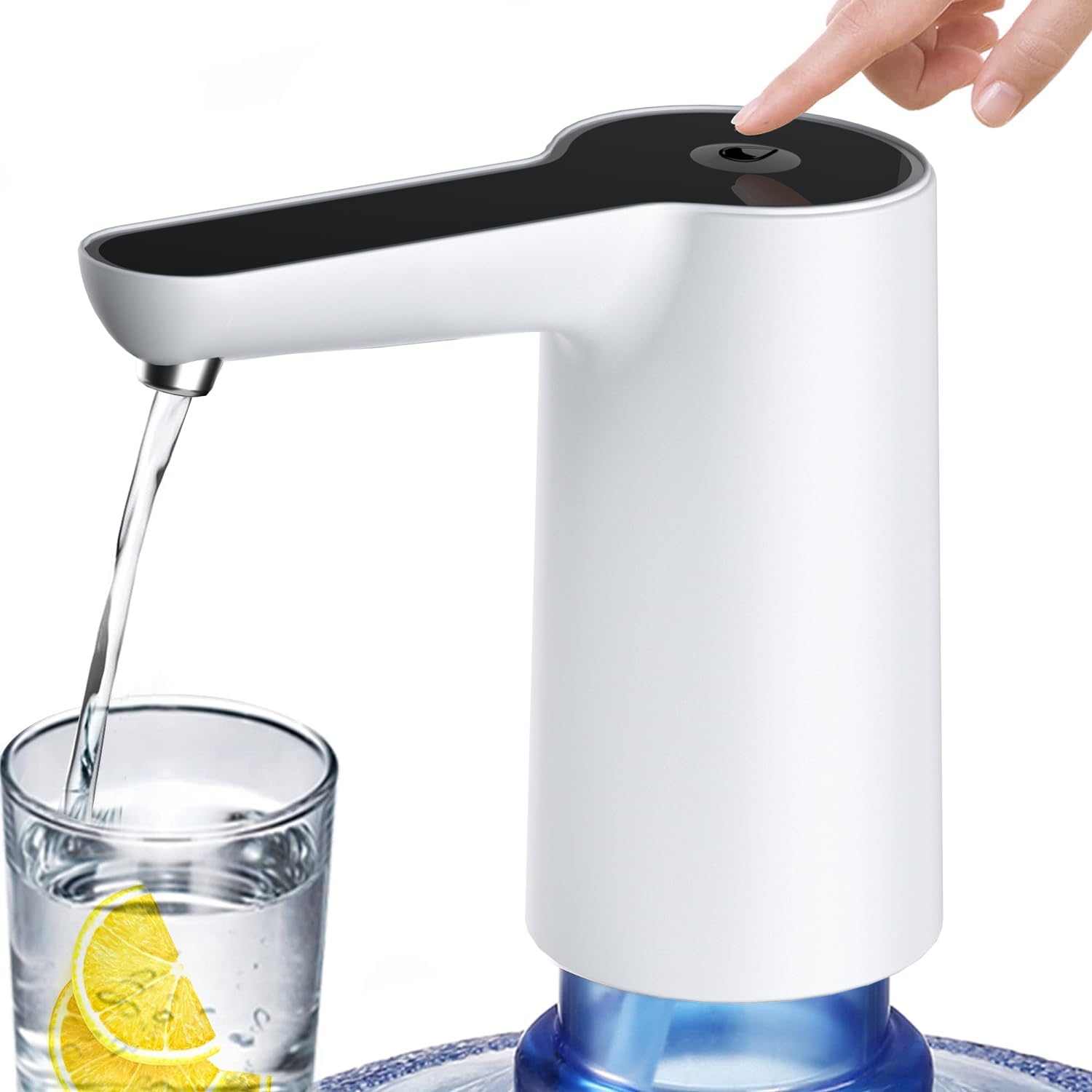 ABHJATA Automatic Water Dispenser Pump, USB Rechargeable Battery Water Pump for 20 Litre Bottle, Easy Operation Electric Water Dispenser for Home-White(1200mAh Battery) (B0CGLQNBKN) Amazon Price History, Amazon Price Tracker