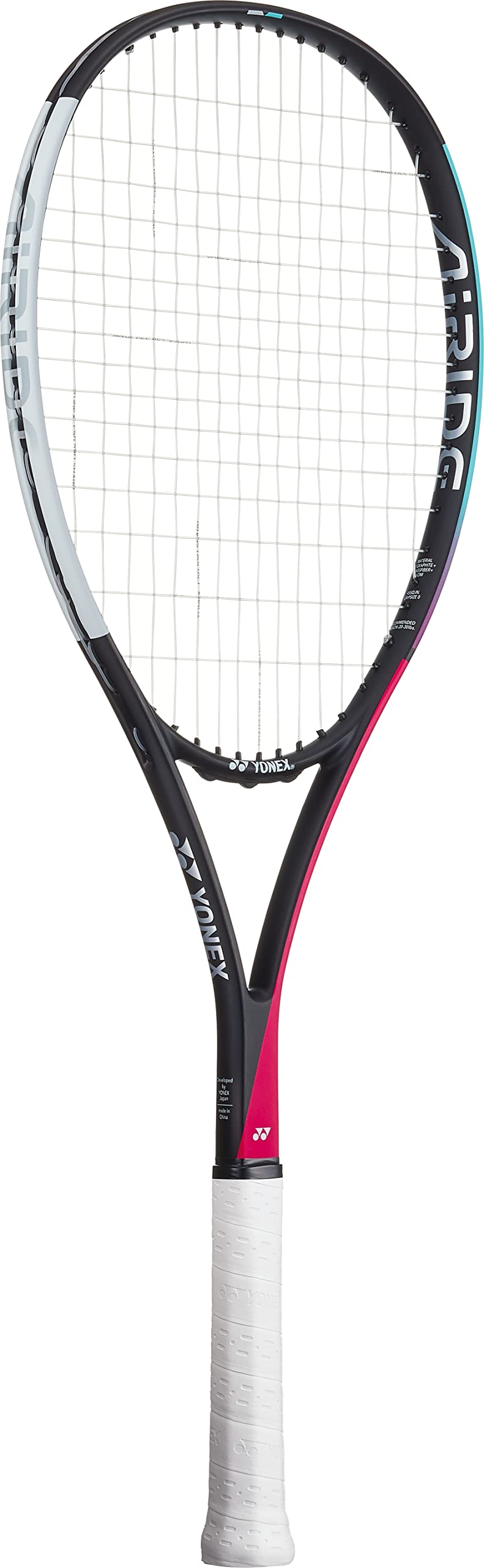YONEX Soft Tennis Racquet, Airide, Lightweight, Beginners, Standard, Pink/Mint (831) G0 ARDG