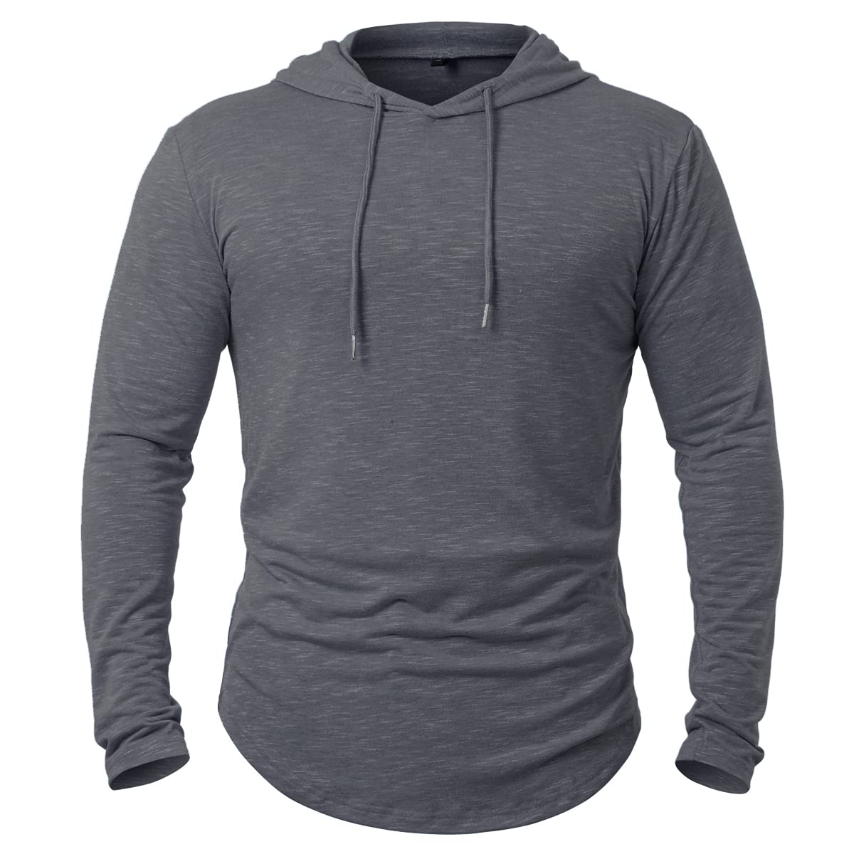 MANSDOUR Men's Athletic Hooded Shirts Long Sleeve Workout Sport Hoodie Casual Running T Shirt Quick Dry Pullover Top