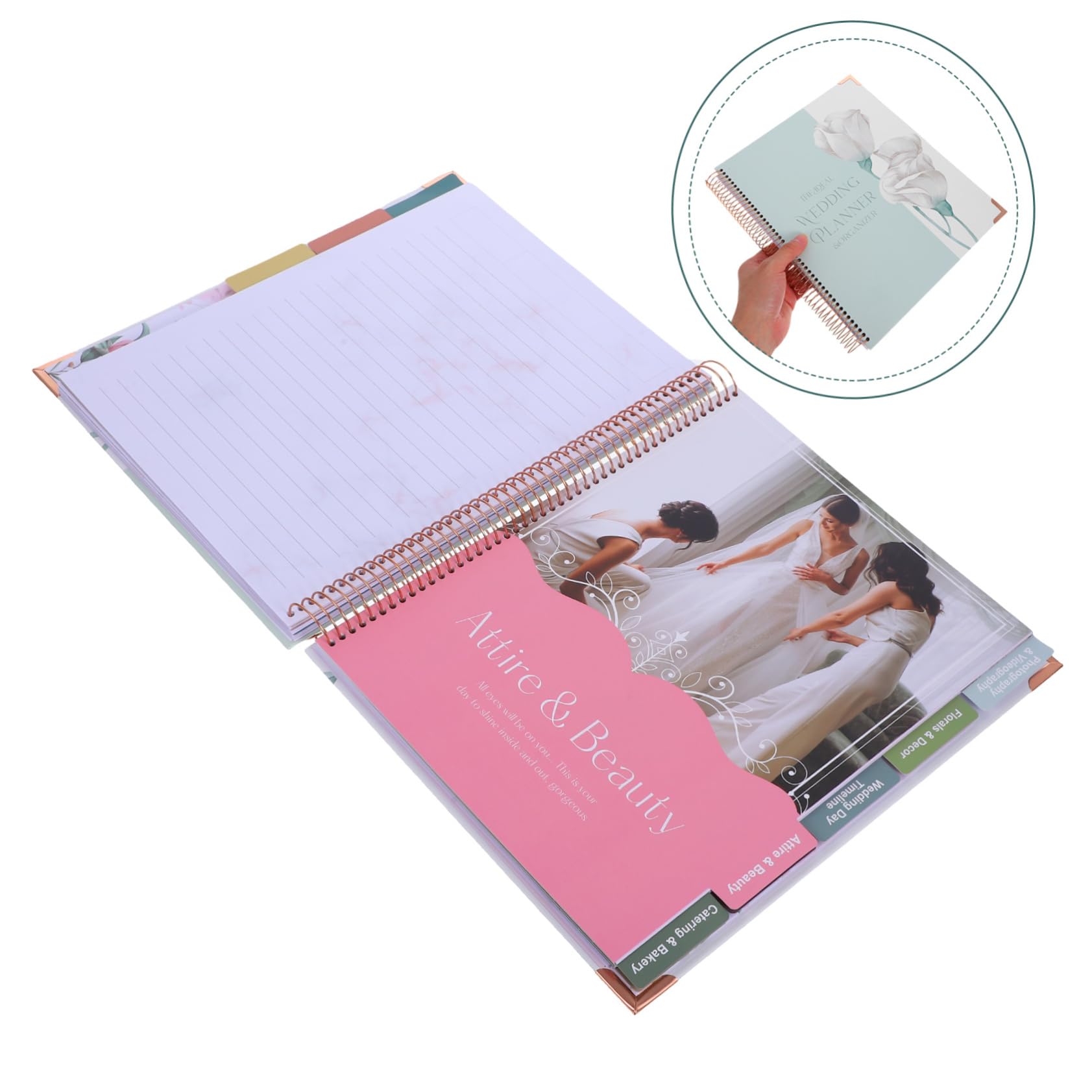 Operitacx Hochzeitsplanerbuch & Organizer Für Die Braut Hochzeitsnotizbuch Hochzeitsbuch Planerbuch Hochzeitsplanungsbuch