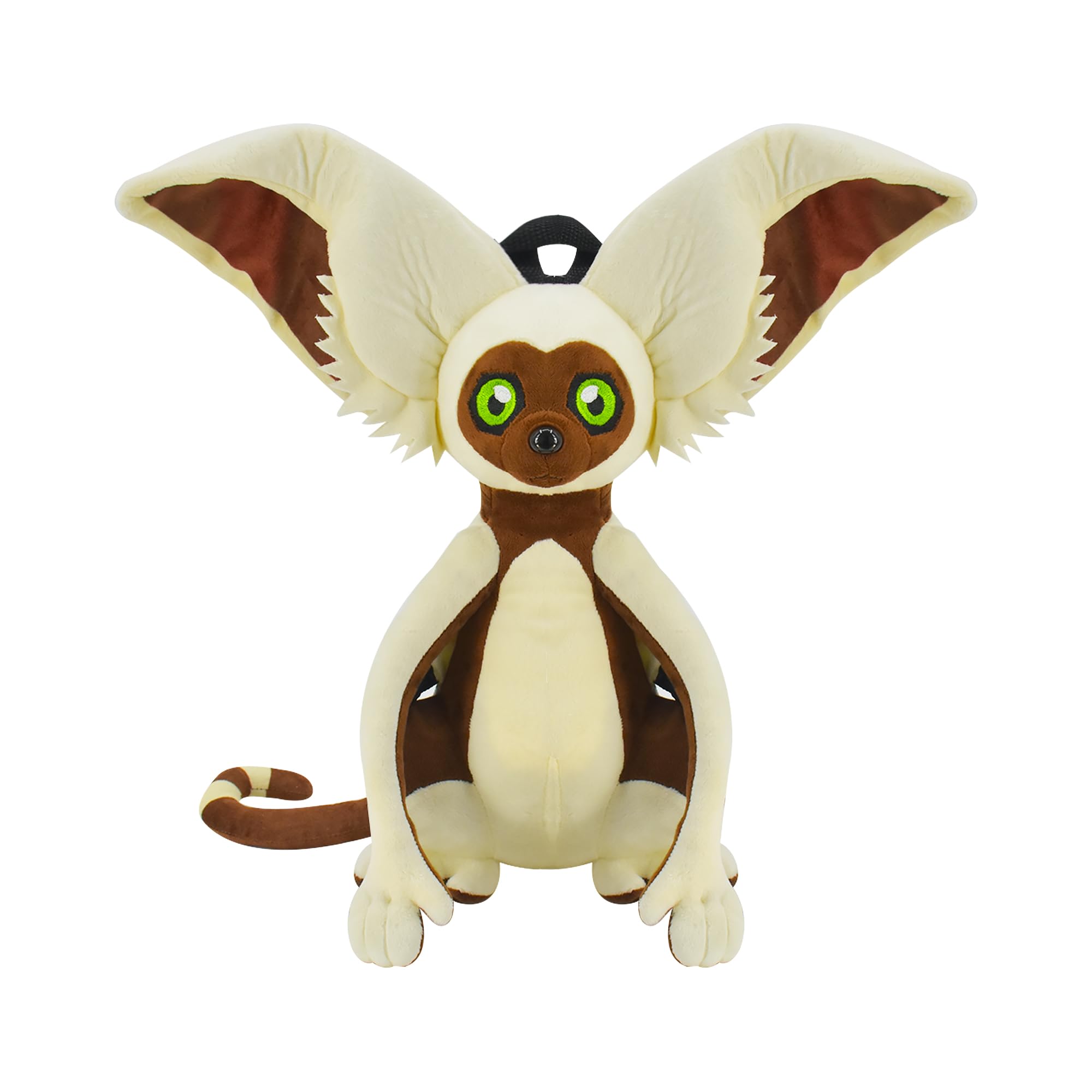 Concept One Avatar The Last Airbender Mini Backpack, Momo Plush Small Travel Bag Purse for Men and Women, Adjustable Shoulder Straps, Multi, 14 Inch