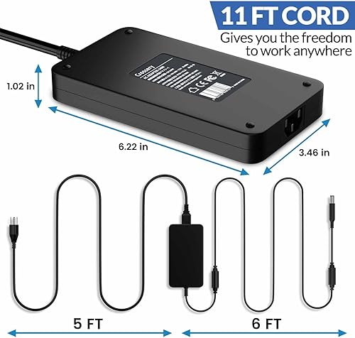 Miniatura 4 de Adaptador de CA de 240 W para cargador de portátil Alienware 240 W Dell 180 W Adaptador de fuente de alimentación para Dell G3 G5 G7 G15 240W