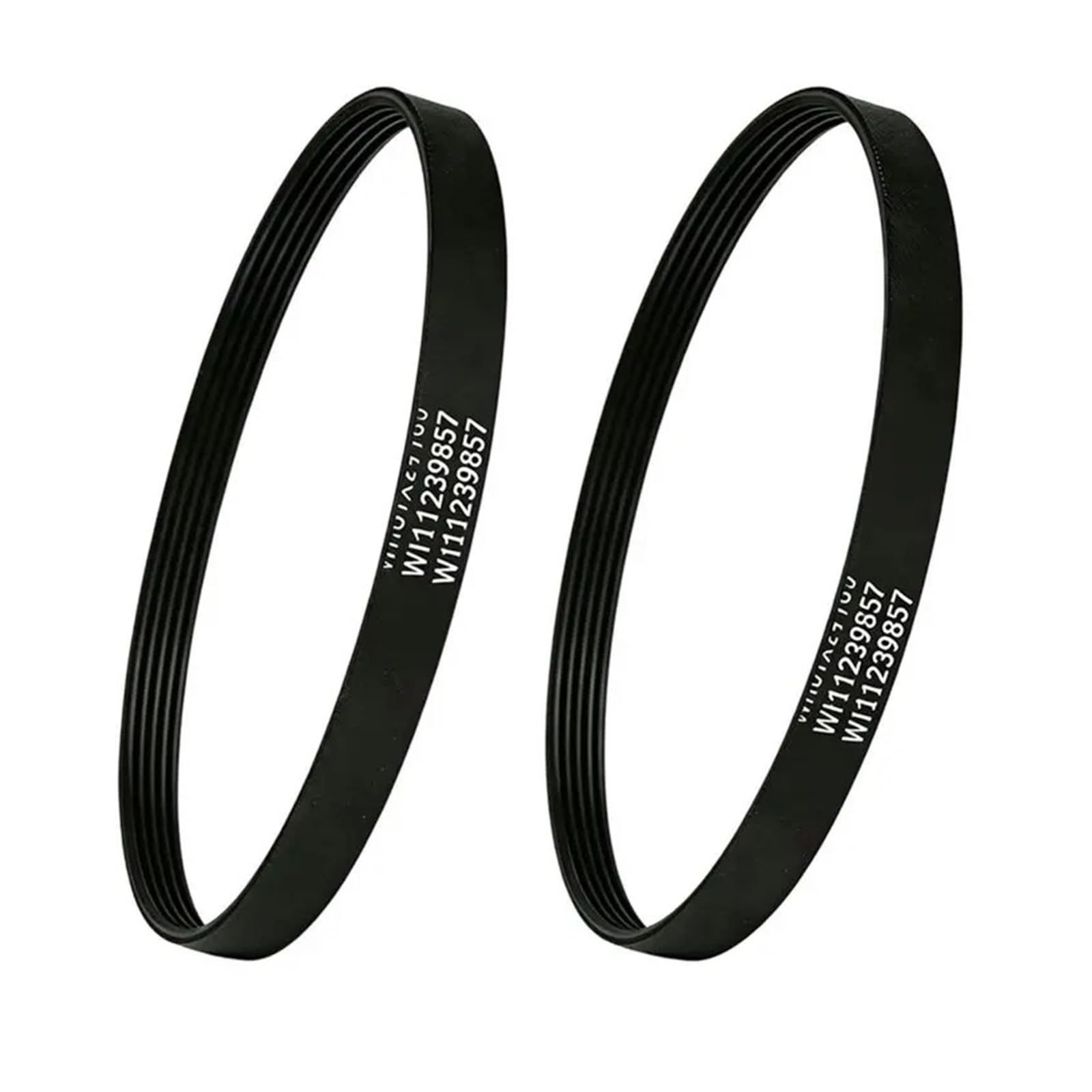EEZII 2 Pcs Washer Drive Belt Replacement Kit W11239857 For Top Load Washer, Motor Wash Machine Belt Parts