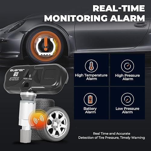 Miniatura 8 de Jsueng Paquete de 1 sensor TPMS, 315 Mhz apto para Honda Accord 2008-2012, para Honda CR-V 2007-2011, para Honda Fit 2008, sensor del sistema de