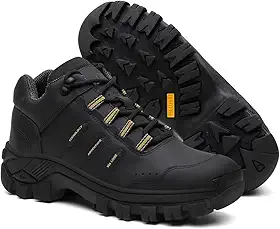 Tênis Masculino Trilha Adventure Raider Couro Legítimo Cano Curto