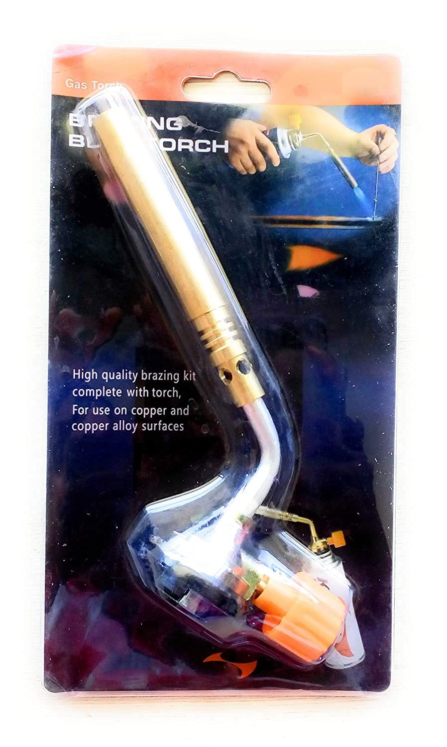 carryitout Manual Camping Gas Torch Blowtorch Welding Flame Torch