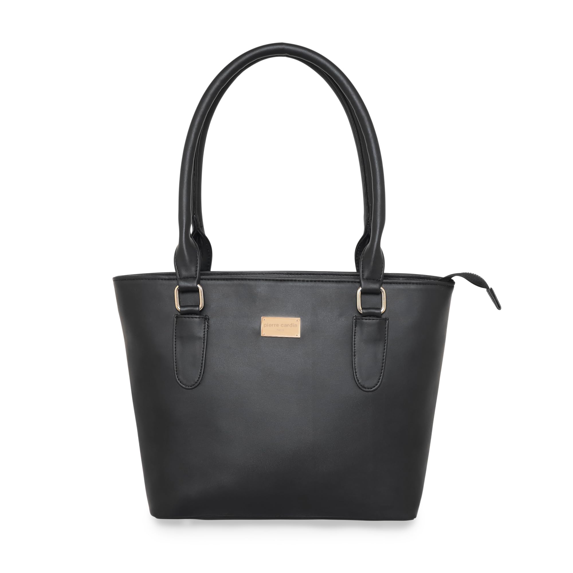 Pierre Cardin Tote Bag For Women | Spacious Compartment With Zipper | PU Leather Handheld Bag For Ladies, Black (B0CTH4C211) Amazon Price History, Amazon Price Tracker