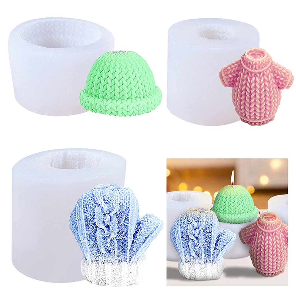 PANGBOER Lot de 3 moules en silicone 3D pour décoration de gâteaux et chocolats