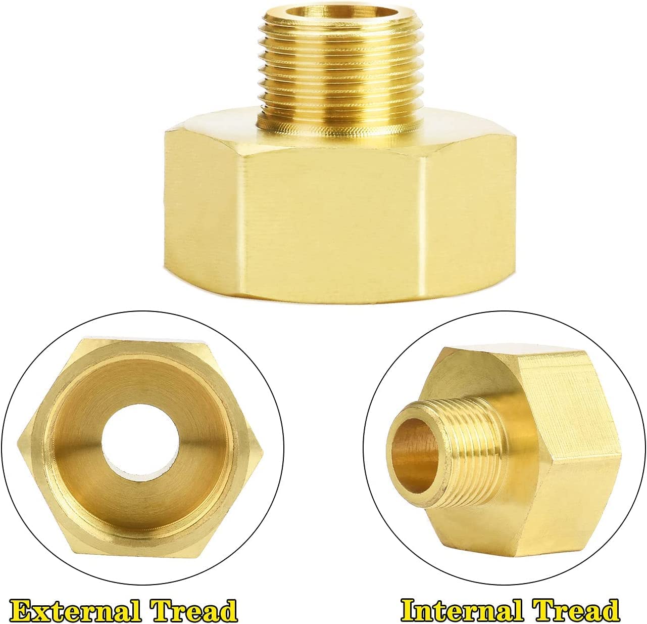 Tubo Gas Gpl 16mm Adattatore Per Tubo Gas 21.8-14 A G 3/8-19 - In Ottone, Per Bruciatori E Regolatori Tubo Gas Gpl Prezzo - Foto 8