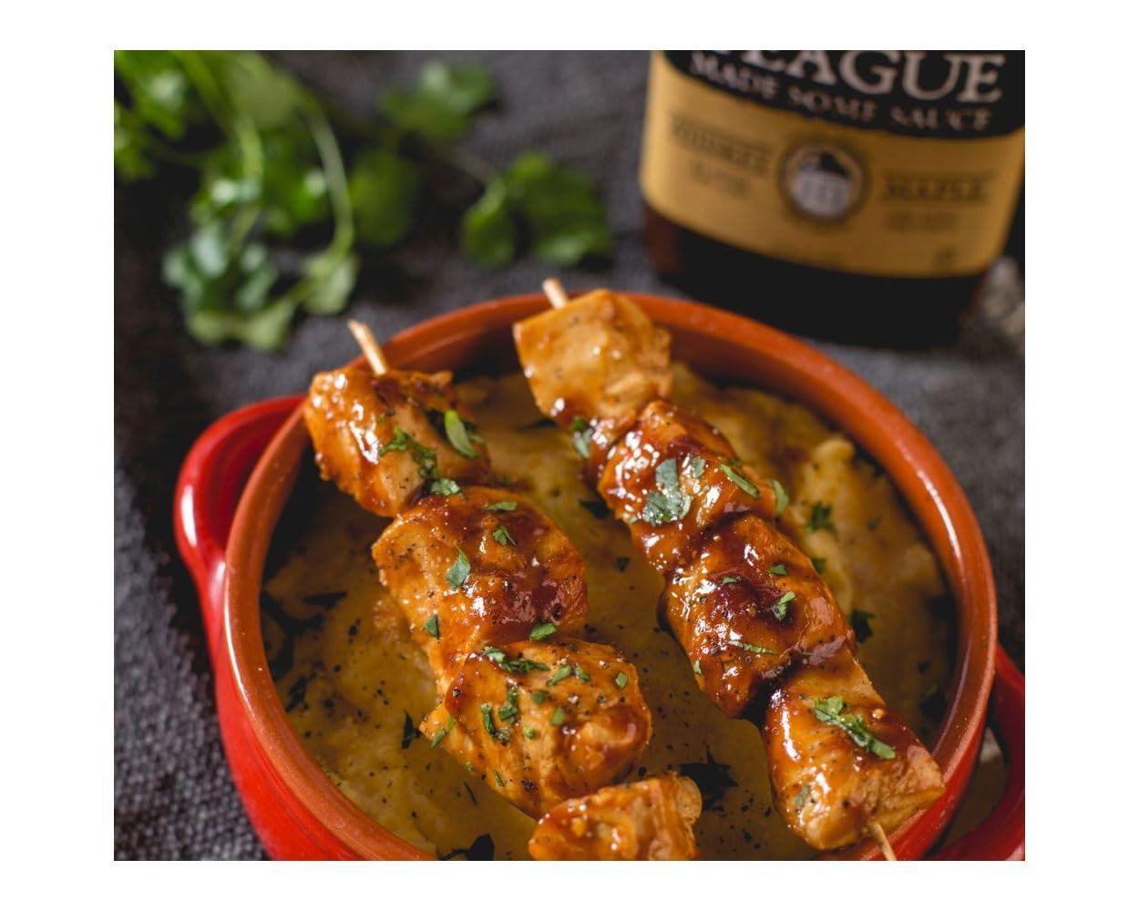 Rufus Teague Sauce BBQ Whiskey Maple 432g – Sauce barbecue sucrée-fumée au sirop d’érable & whiskey – Pour ribs, burgers & BBQ – Cadeau homme gourmet - 3