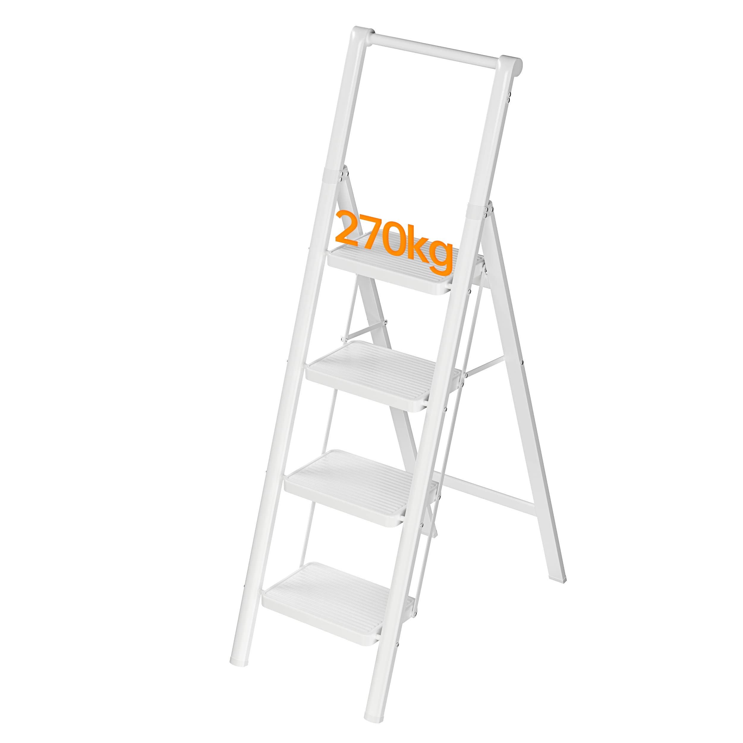 Buy JOI Step Ladder 4 Step, Folding Step Stool with Handrail & Anti