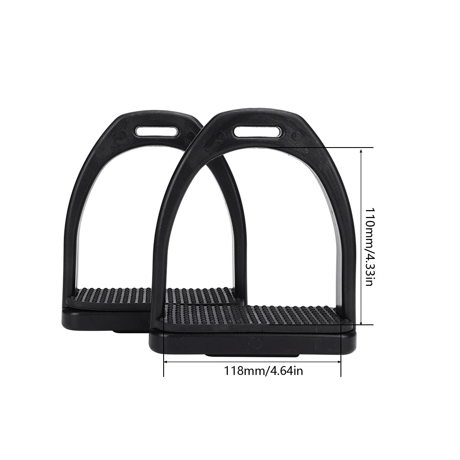 Staffe per Cavalli 2 Pezzi, staffe in plastica ad Alta Resistenza Staffe per Equitazione Antiscivolo Staffe per Equitazione Antiscivolo per Sella(L)