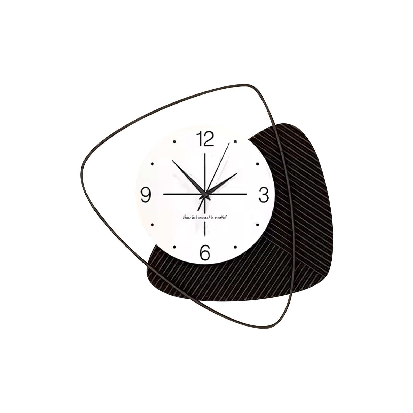 Ergocar Reloj De Pared,Reloj De Pared De Metal Creativo Moderno y Silencioso, Alimentado por Batería, Adecuada para Decorar Sala De Estar, Cocina, Dormitorio, Oficina