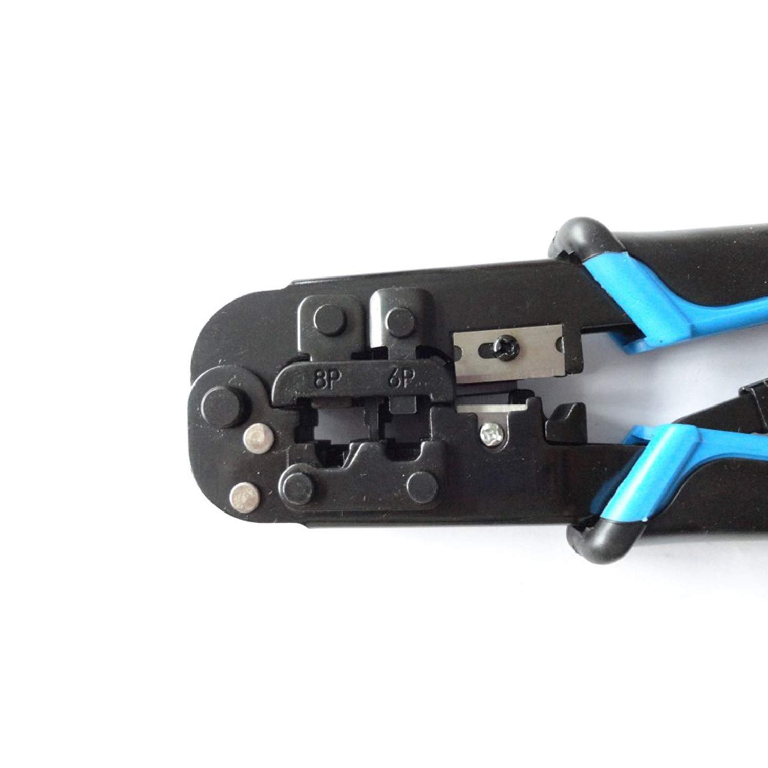 Pinza a crimpare per cavi di rete, 8P8C/RJ45, 6P6C/RJ-12, 6P4C/RJ-11 Telecom RJ45 Pinza a crimpare Cavo telefonico Pinza a crimpare modulare Pinza a crimpare, crimpatrice terminale