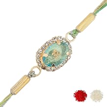 VOYLLA Devotional Om Stone Rakhi For Brother|Men Rakhi|Rakhi Gift For Brother