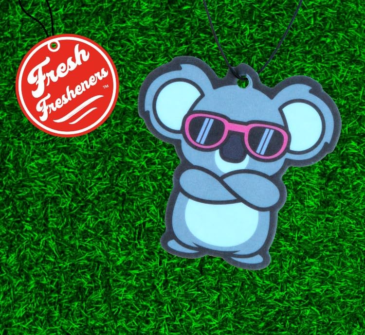 Image of Cute Koala Rocking Sunnies Car Air Freshener 3 Pack Scented with Essential Oils (3 Pack)
