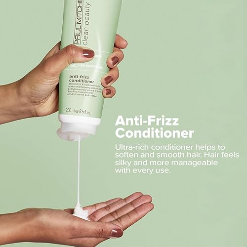 Miniatura 2 de Paul Mitchell Clean Beauty - Acondicionador antiencrespamiento, fórmula ultra rica, mejora la elasticidad, para cabello texturizado y propenso al