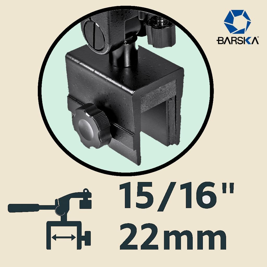 Barska Car Window Mount – Stable Clamp for Spotting Scopes and Binoculars – Portable Tripod Adapter for Birdwatching, Wildlife Viewing, and Outdoor Use