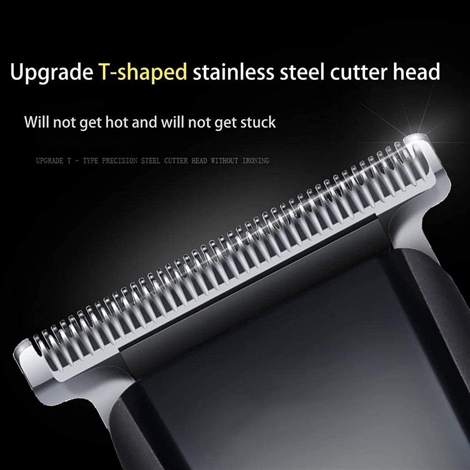 Hair Clippers Home Barber Gift Kit, Cordless Electric Clipper, Hair Trimmer with Cutting Combs, Adjustable Frequency, USB Rechargeable, LCD Display, Support Fast Charge for Professional Style