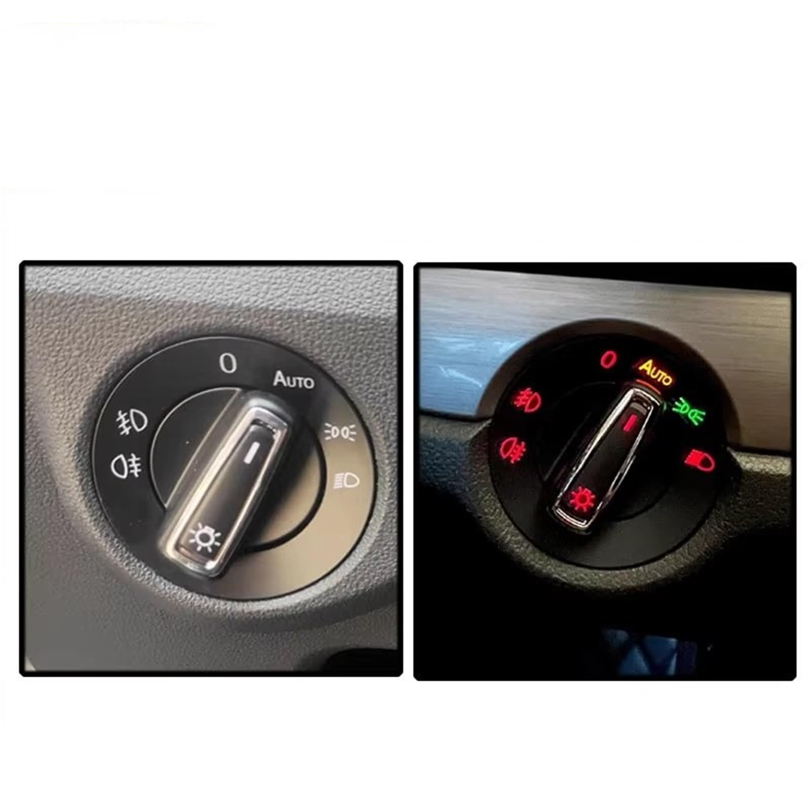 Faros Upgrade Compatible Con VW Para Caddy Para MK3 Para 2K 2003 2004 2005 2006 2007 2008 2009-2020 Interruptor De Control Automático De La Lámpara Del Faro