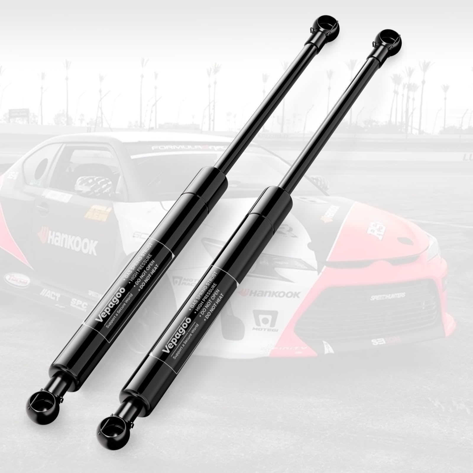 Vepagoo Hatchback Struts for 2011-2016 Scion tC Trunk Gas Shocks - PM3236 Rear Liftgate Lift Support Arms Supports (Pack of 2 / Pair / 2pc)
