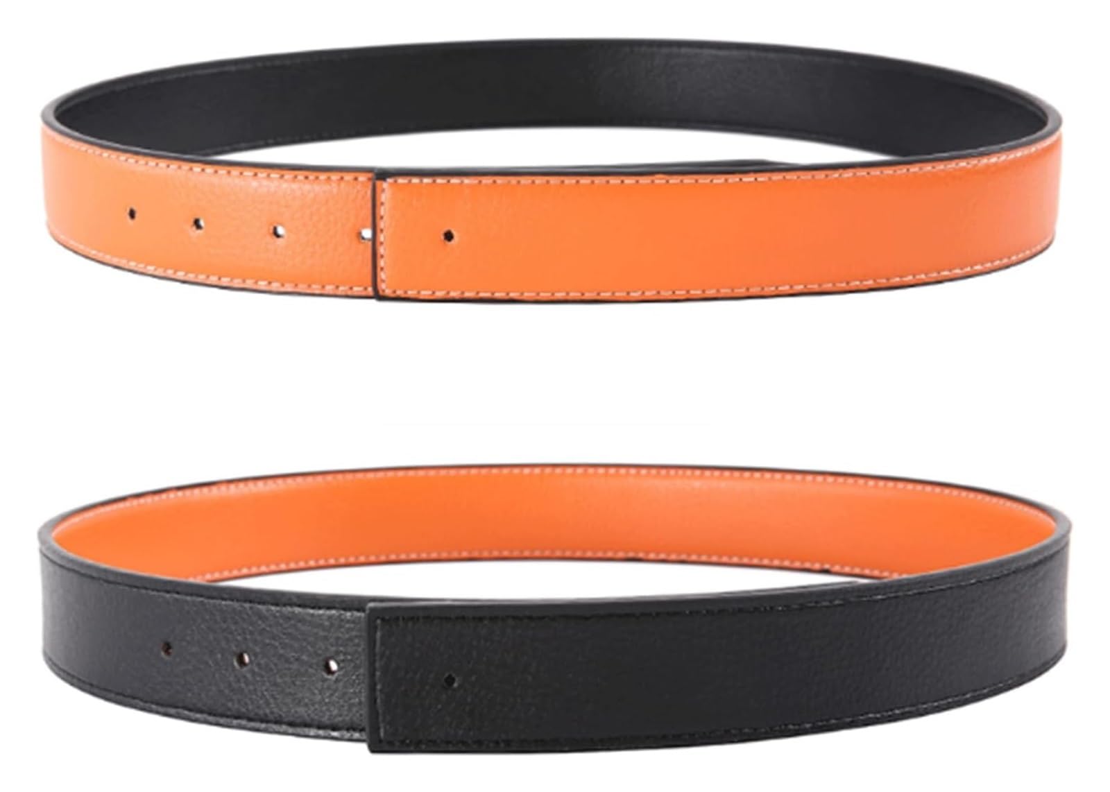 Cinturones para hombre, Cinturón de lujo sin hebilla Cinturones con lisa for hombres