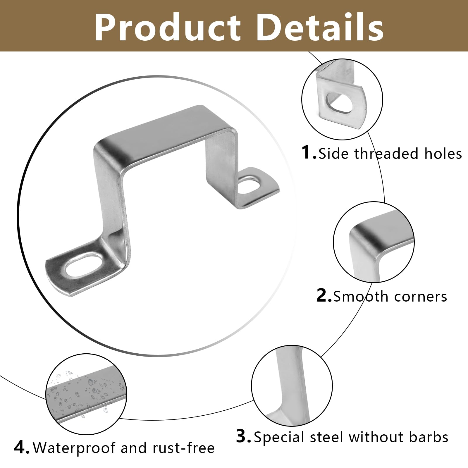 RRRST 24pcs Fascette Stringitubo 10mm-40mm, Acciaio Inox 304, Fascette Stringitubo Con Ingranaggio a Vite per Piscine, Lavatrici, Impianti Idraulici, Automotive, 3 Misure Diverse