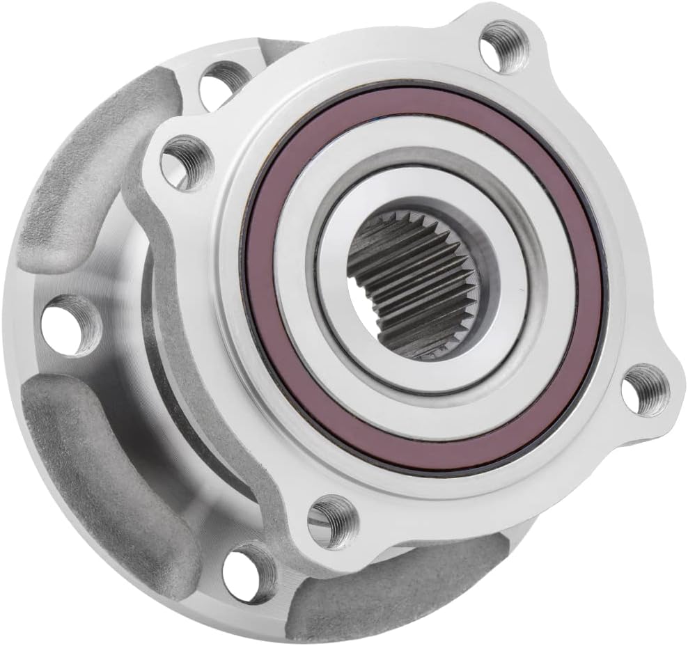 [2-Pack] 512361H - REAR Premium Wheel Hub Bearing Assembly Compatible With 2007-2018 BMW X5 [Non-M Models], 2015-2019 BMW X6 [sDrive35i, xDrive35i, xDrive50i Models ONLY - Without performance brakes]