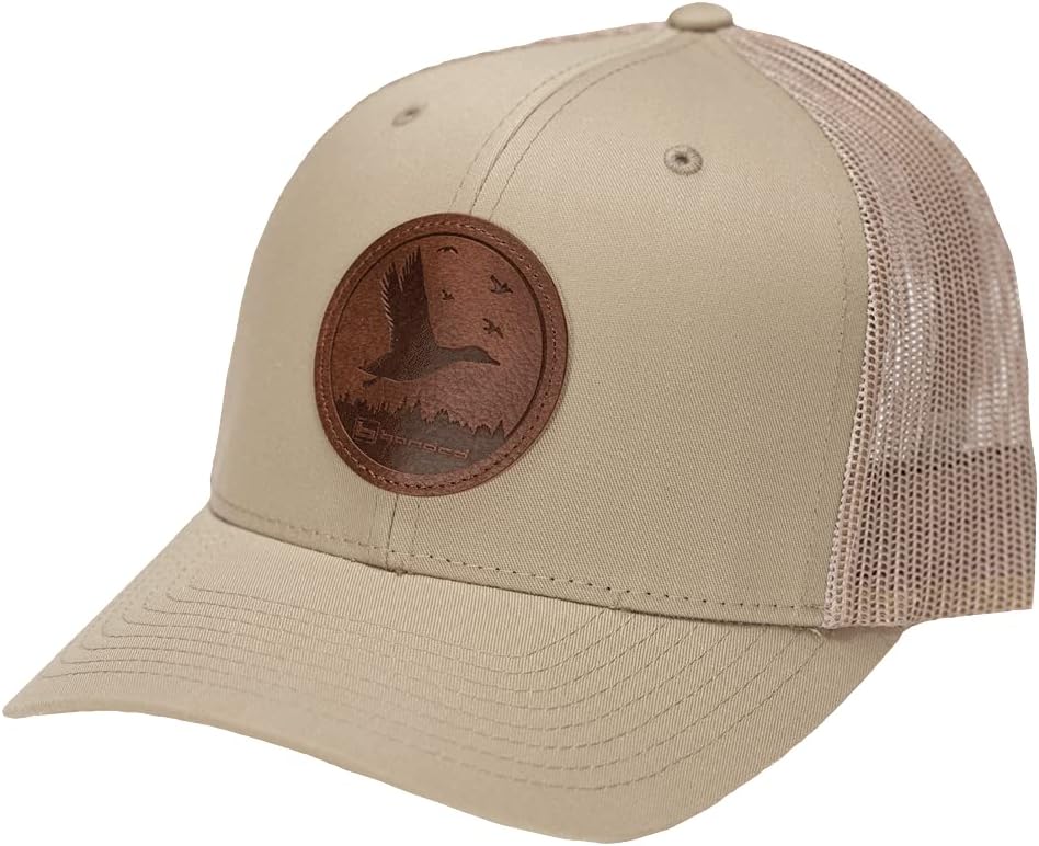 Banded Leather DUK Patch Logo Mesh Back Cap