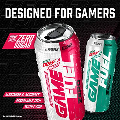 Mountain Dew Game Fuel Zero, Charged Raspberry Lemonade, 16 Fl - Want ...