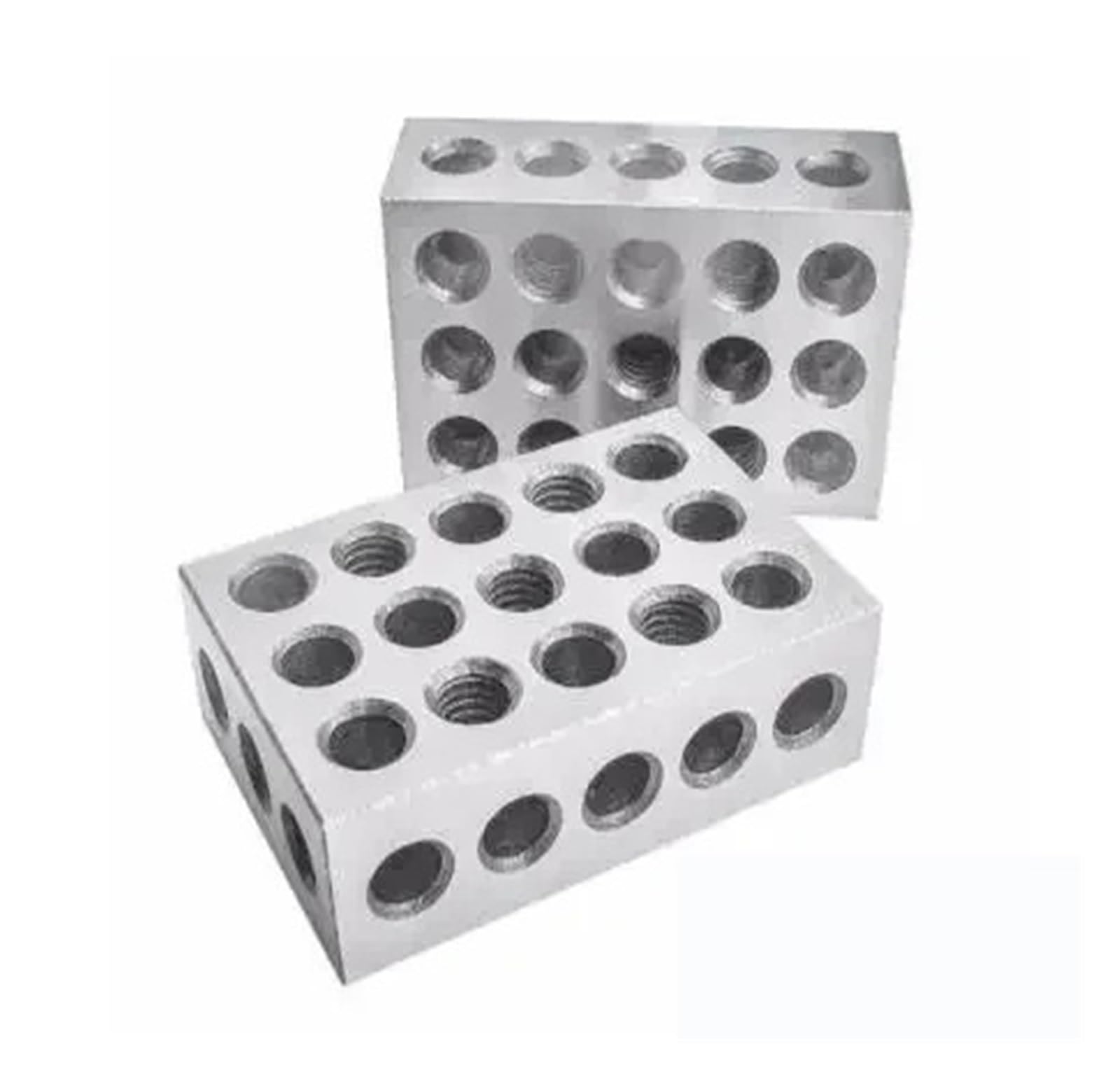 Blocs de précision en Acier trempé 0,0001" machiniste Assorti 123 fraisage 23 Trous 25-50-75mm(25-50-75mm)