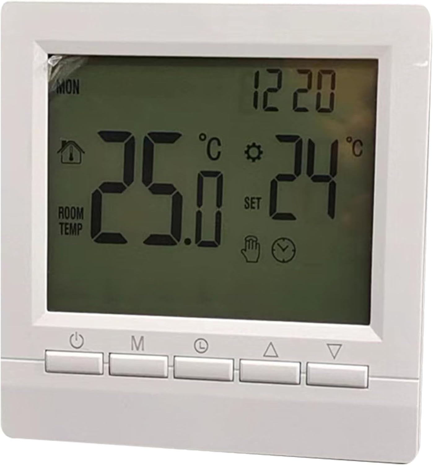 Home Thermostat 7 Days Programmable Smart Thermostat with Childproof Safety Lock & LCD Display, Temperature Controller for Single Stage Gas System Blue Backlight Home Home Thermostat 7 Days Programmable Smart Thermostat with Childproof Safety Lock & LCD Display, Temperature Controller for Single Stage Gas System Blue Backlight Home