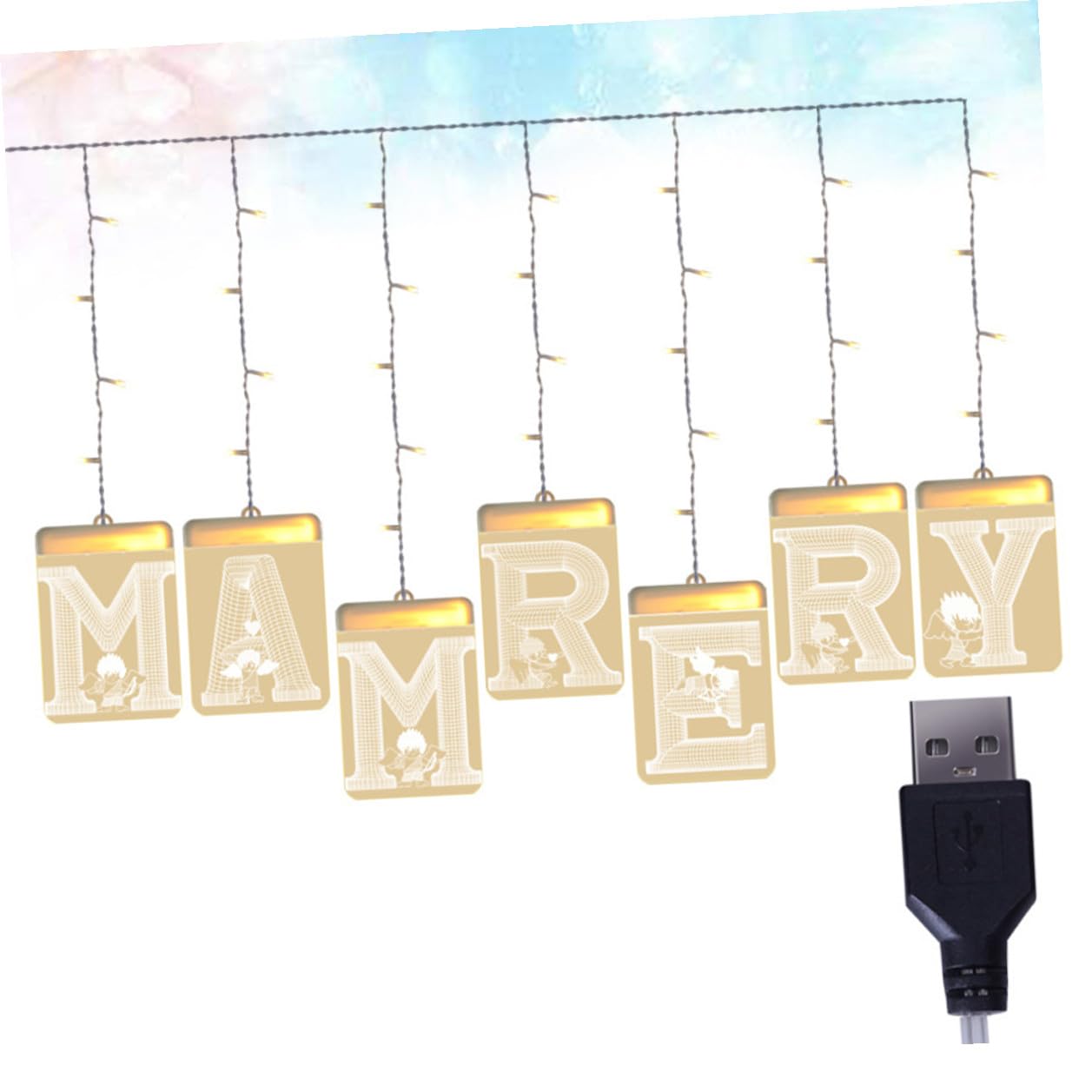 Heirate Mich LED Lichterkette mit USB Anschluss für Antrag